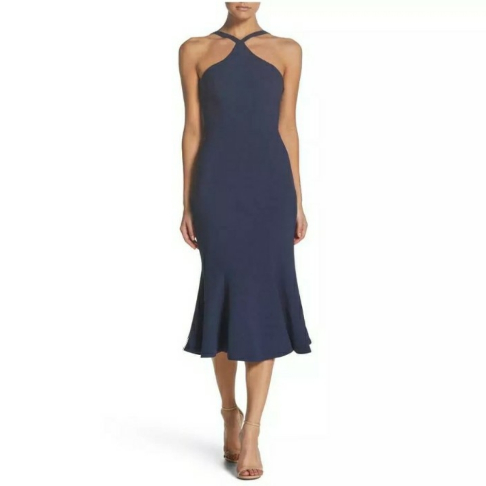 Dress the Population Midnight Crepe dress